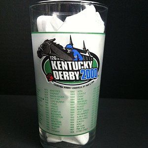 Kentucky Derby 126 Collectors Glass Churchill Downs Louisville KY May 6 2000